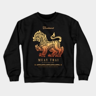 Muay Thai Boran Born to Fight Crewneck Sweatshirt